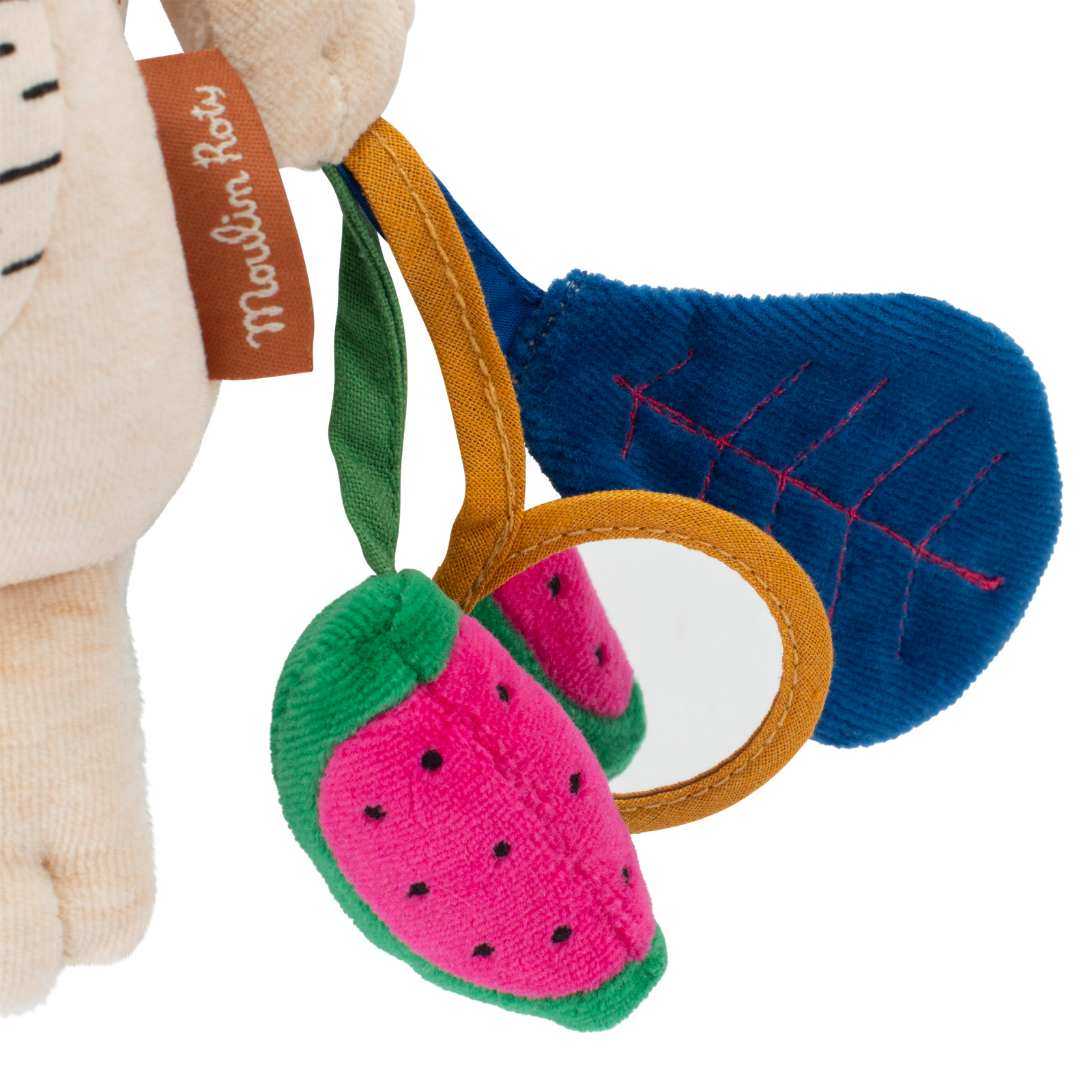 Moulin Roty - La Foret Mawa - Hanging Activity Toy - Baboo the Tiger