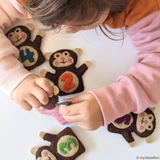 Tara Treasures - Five Little Monkeys Finger Puppet Set