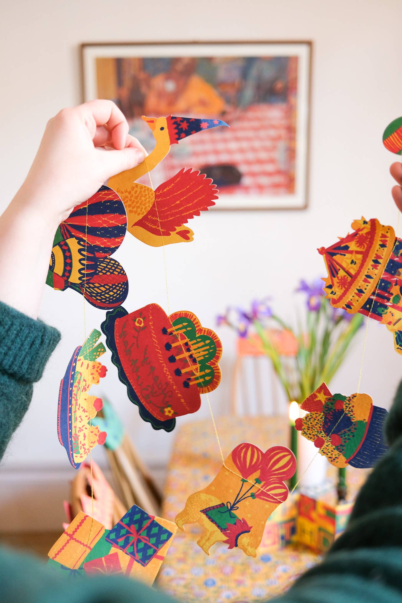 East End Press - Birthday Party Sewn Garland