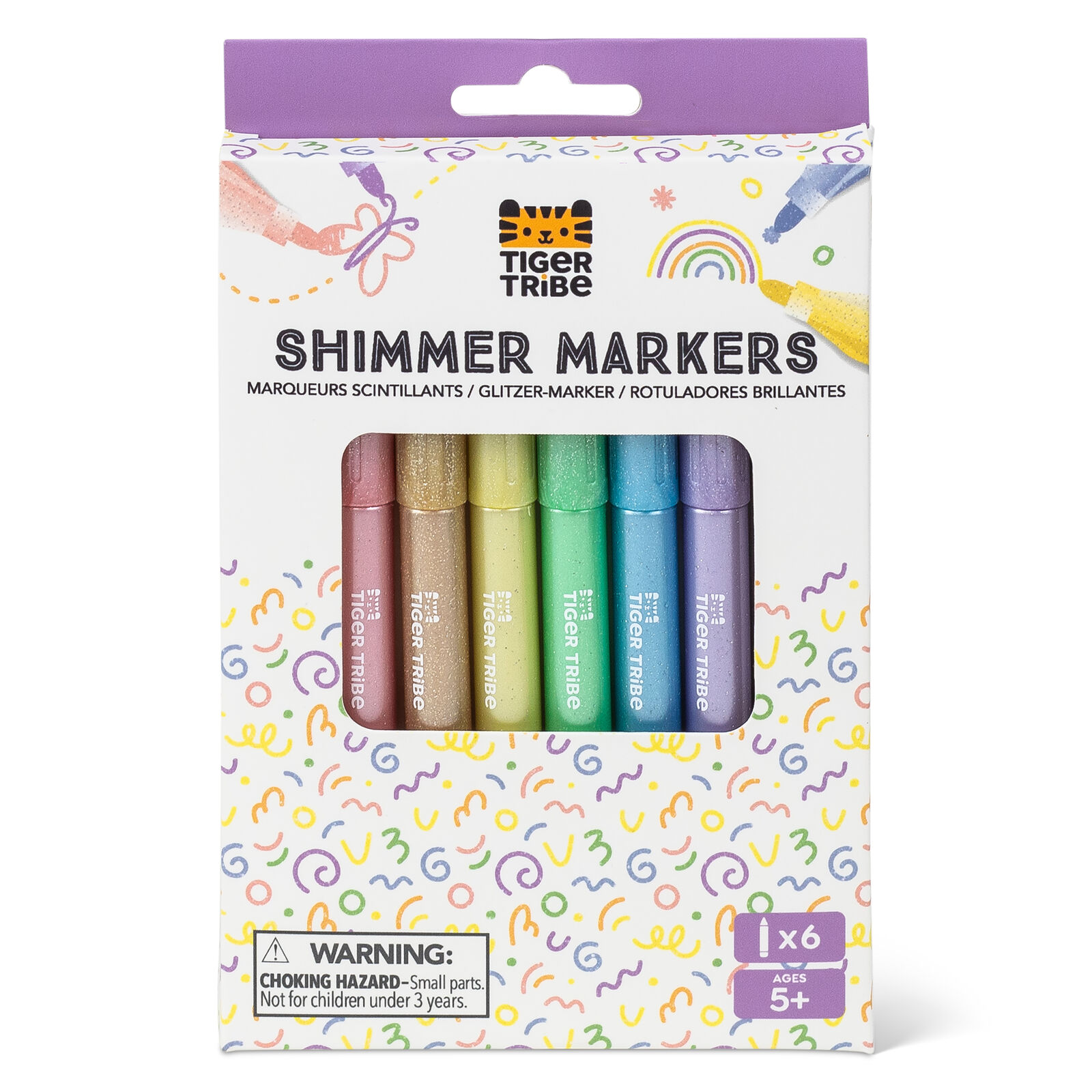 Shimmer Markers 6pc