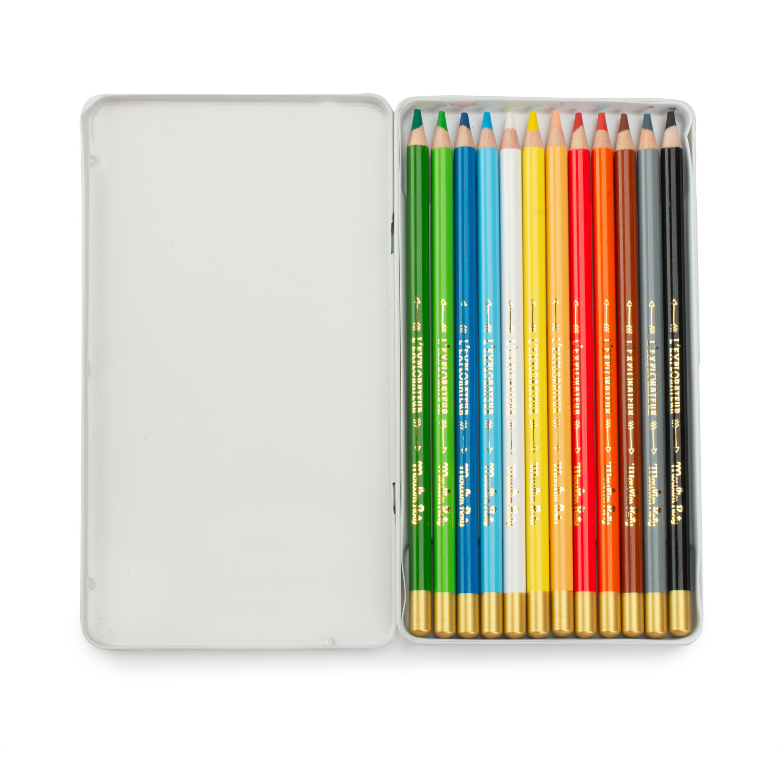 Moulin Roty - Le Jardin Explorer - Colouring Pencils 12pc