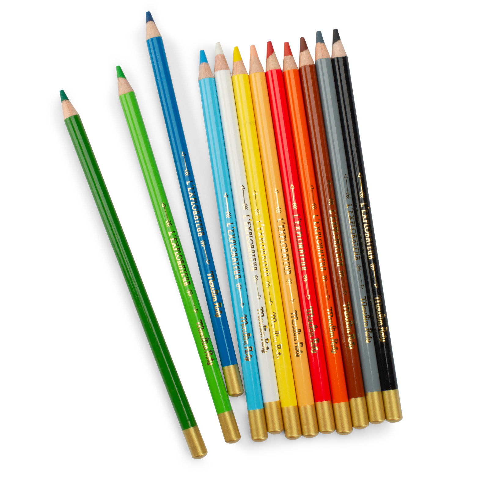 Moulin Roty - Le Jardin Explorer - Colouring Pencils 12pc
