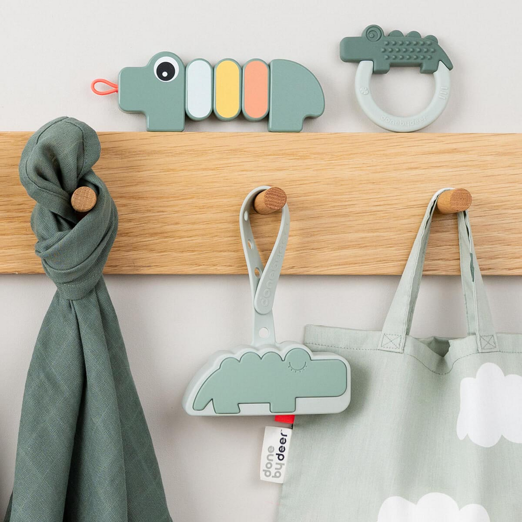 Pacifier Pouch - Elephant Blue