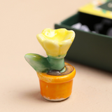 Tiny Matchbox Token - Pot Plant