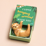 Tiny Matchbox Token - Sloth