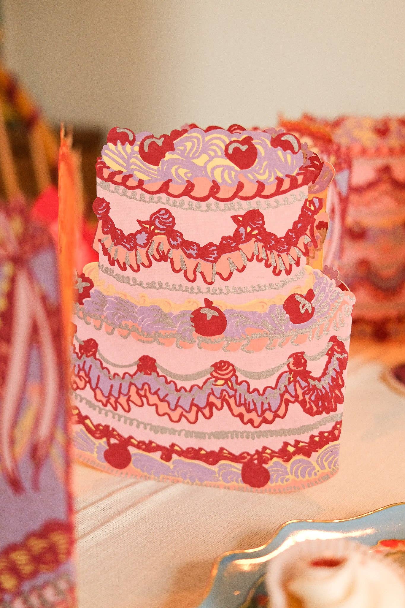 East End Press - Birthday Cake Concertina Garland