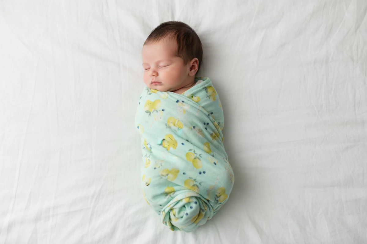 LouLou Lollipop - Muslin Swaddle - Lemon Squeezy