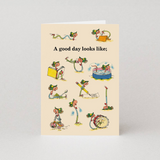 Richard Scarry - A Good Day Looks Like Card