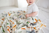LouLou Lollipop - Muslin Swaddle - Safari Jungle