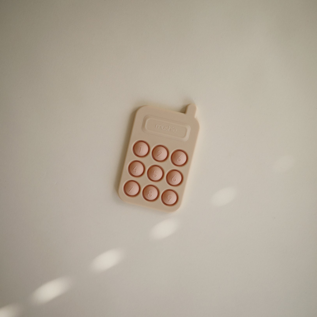 Mushie - Phone Press Toy - Blush