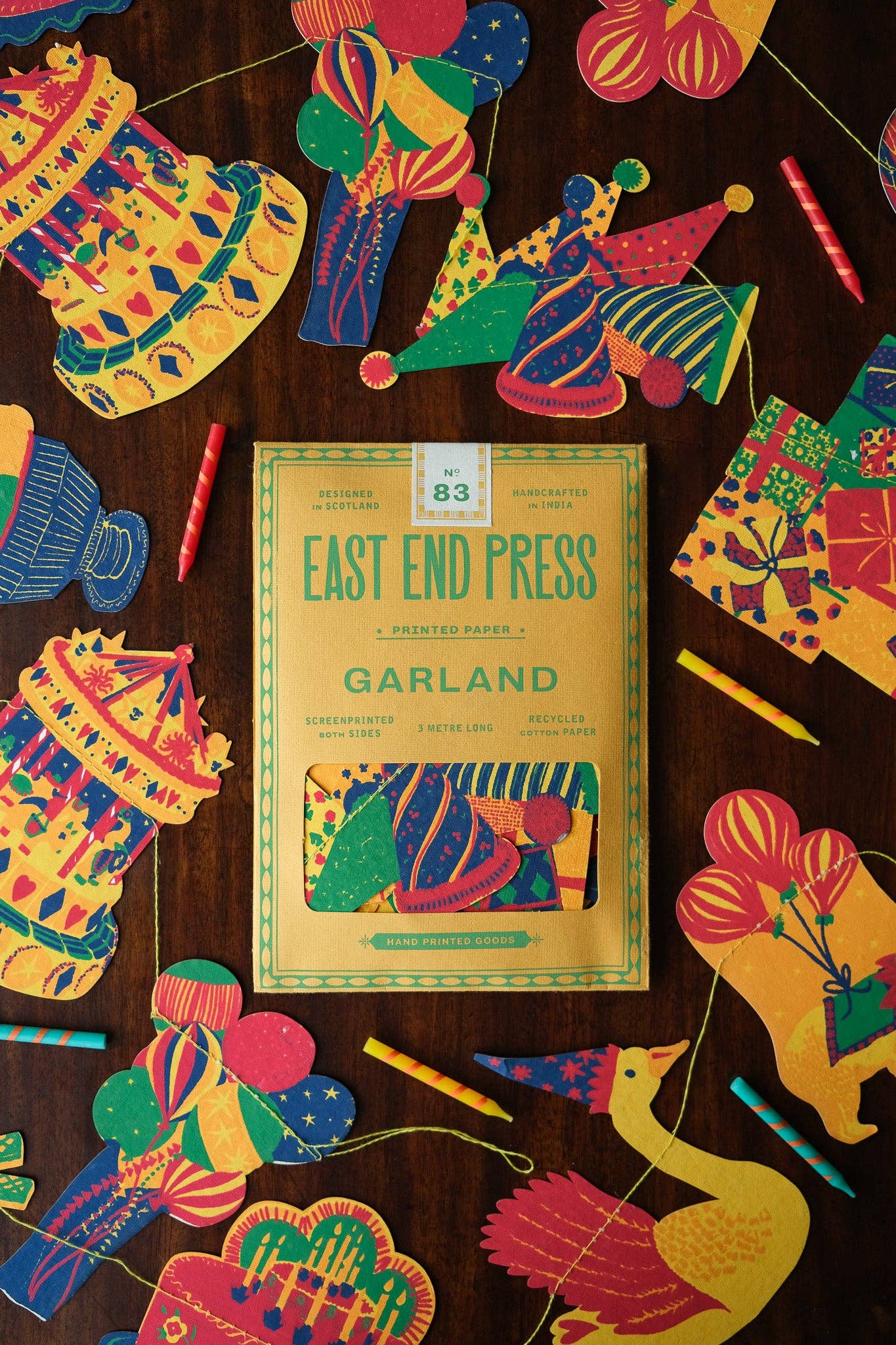 East End Press - Birthday Party Sewn Garland