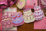East End Press - Birthday Cake Concertina Greeting Card