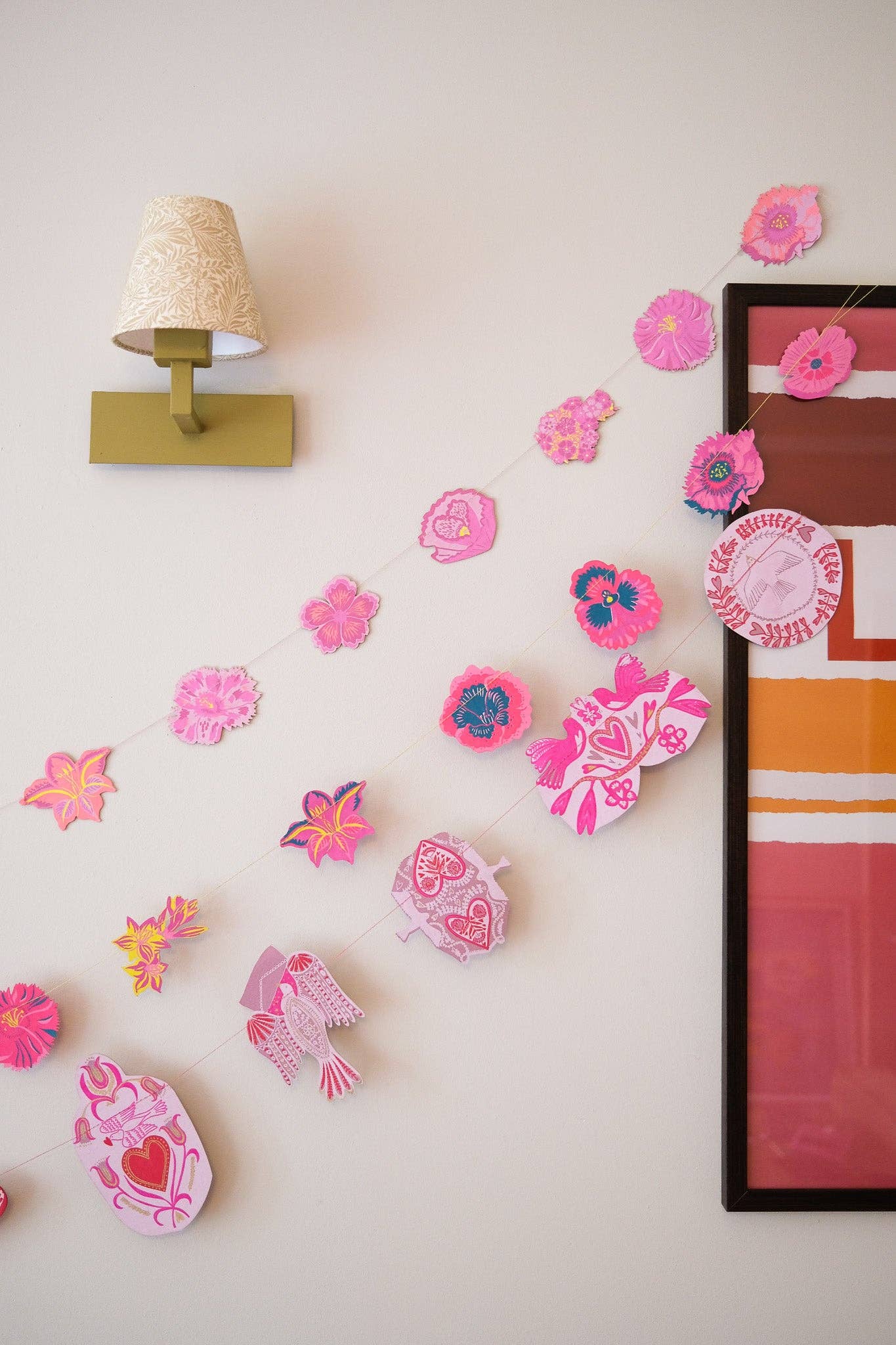 East End Press - Love Birds Sewn Garland