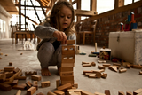 Wooden Story - Natural Blocks in Sack - 100 piece