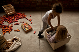 Wooden Story - XL Rainbow Blocks in Sack - 50 piece