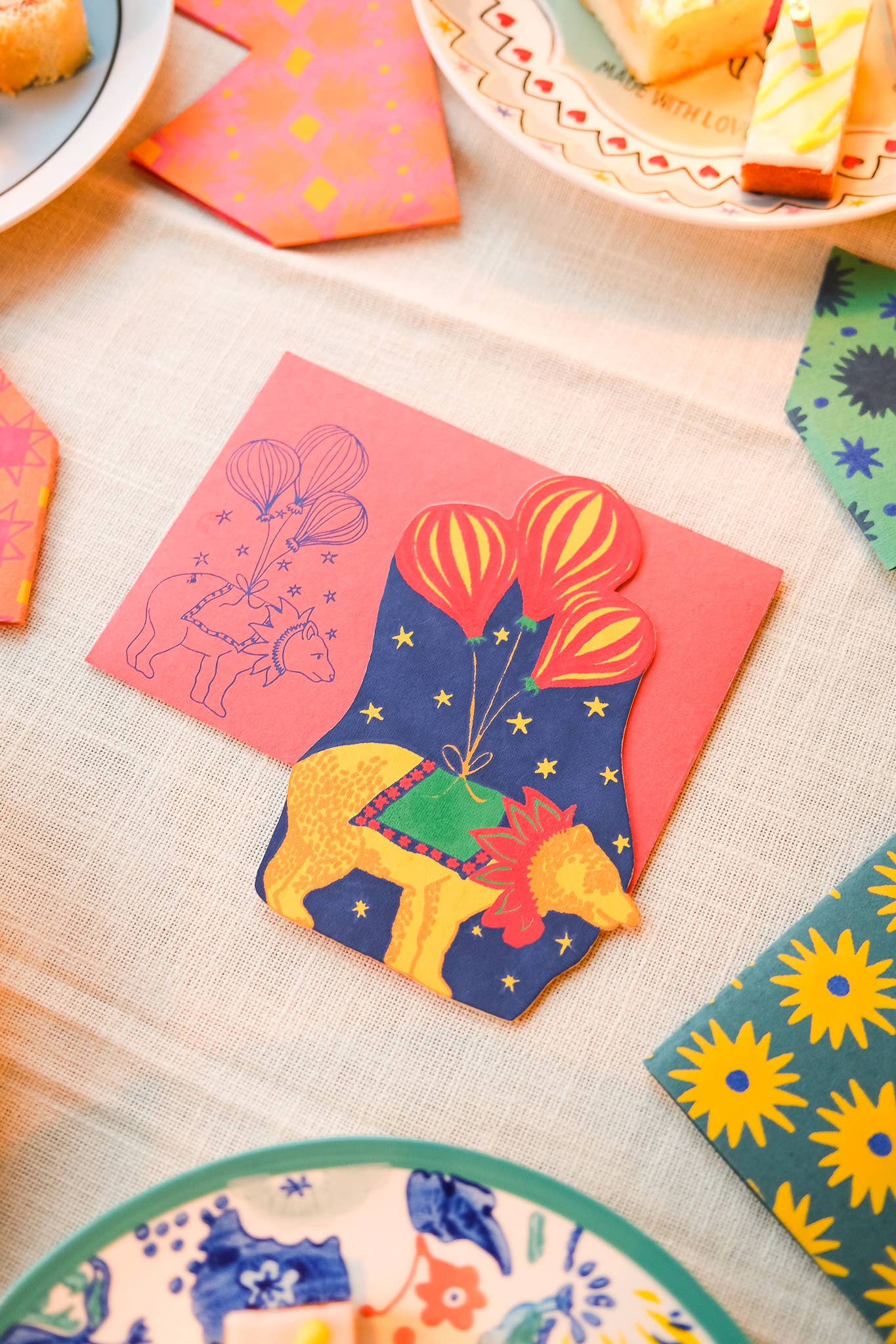 East End Press - Party Bear Greeting Card