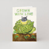 Cabbage New Baby Card