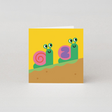 2nd Birthday Snail Card