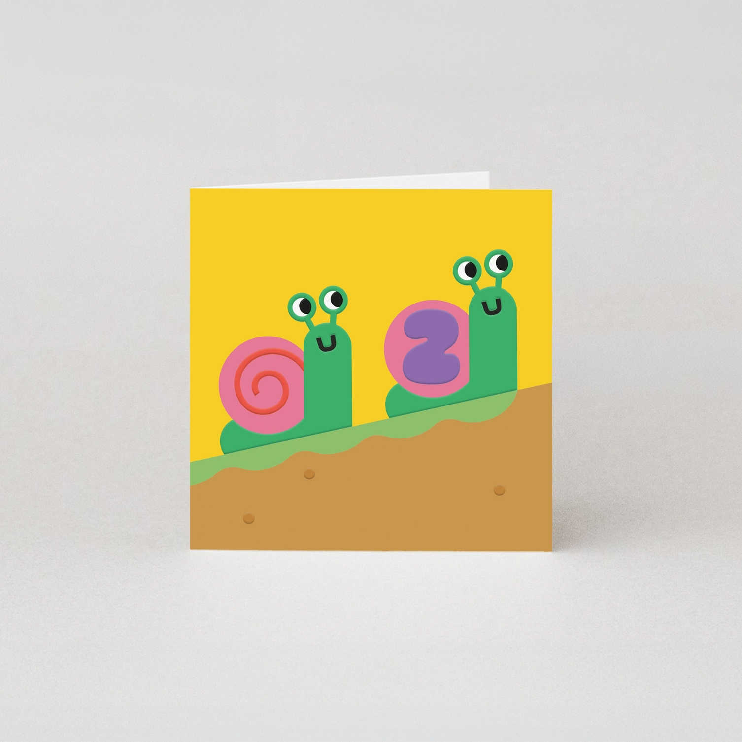 3rd Birthday Worm Card