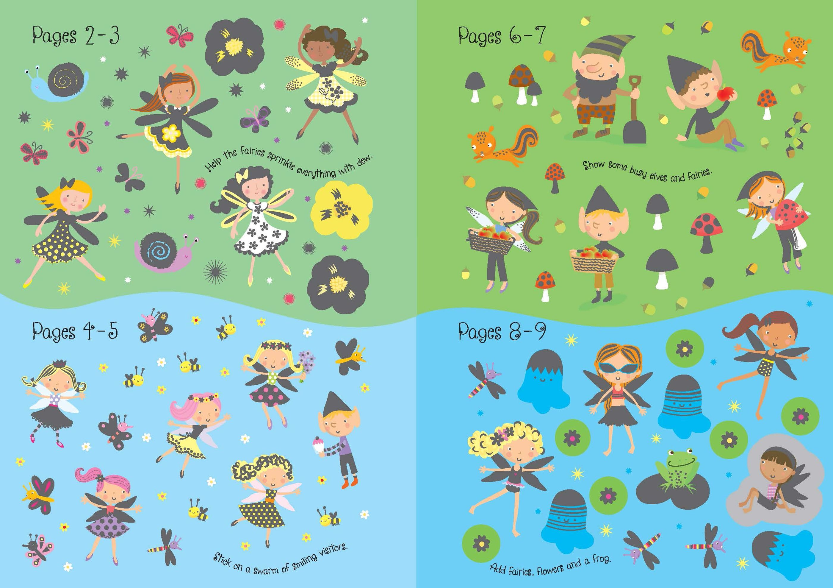 Sticker Book - Sparkly Fairies