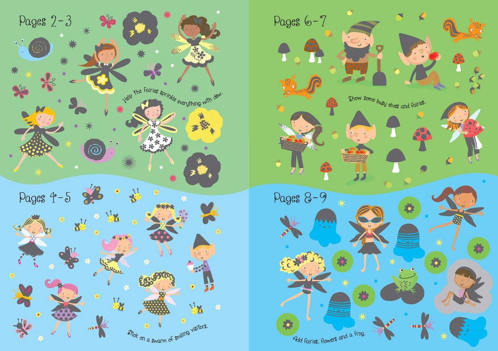 Sticker Book - Sparkly Fairies