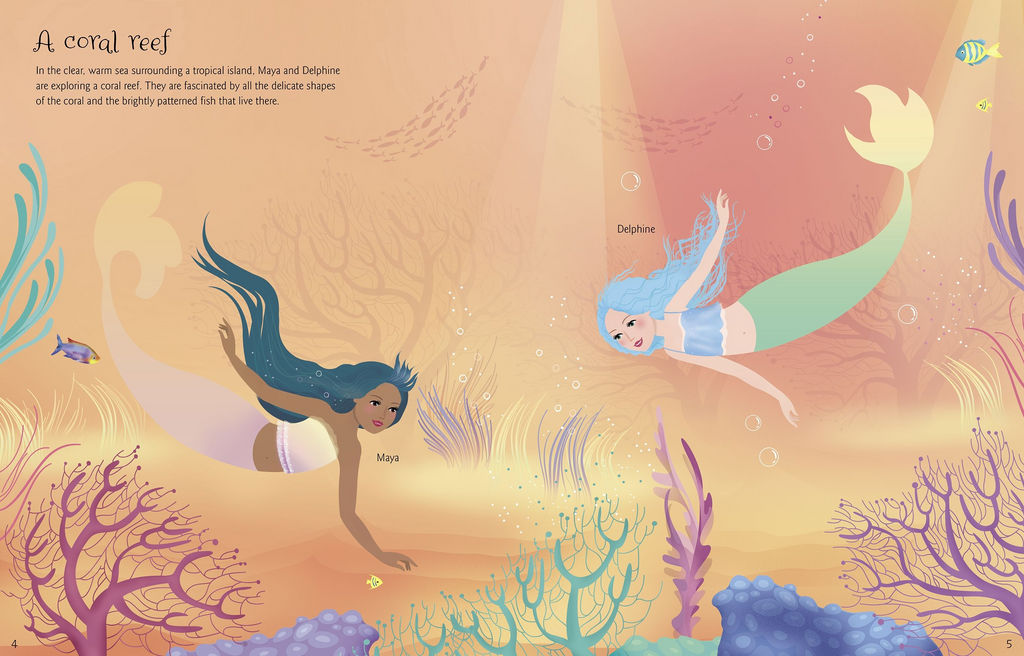 Sticker Dolly Dressing - Mermaids
