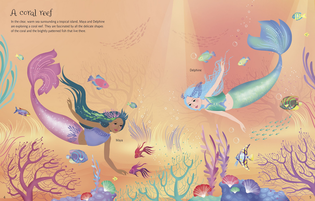 Sticker Dolly Dressing - Mermaids