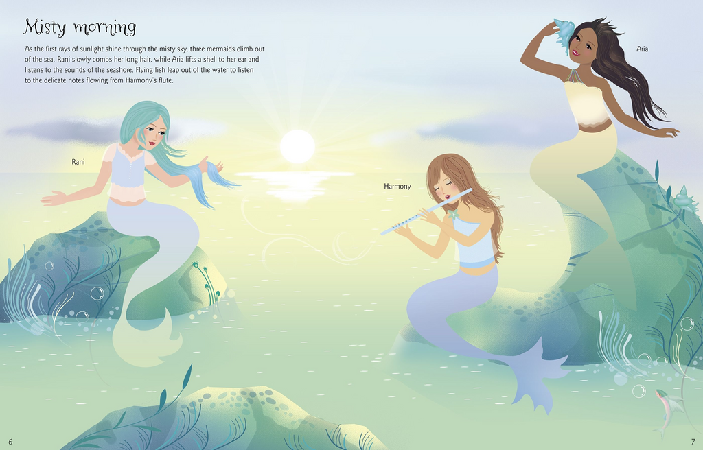 Sticker Dolly Dressing - Mermaids