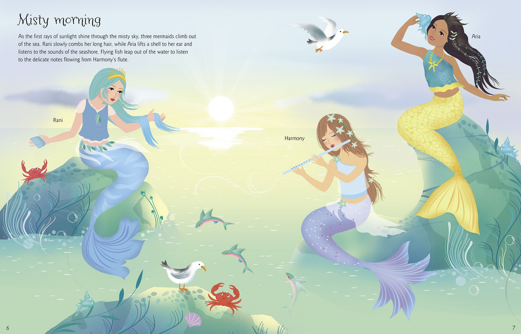 Sticker Dolly Dressing - Mermaids