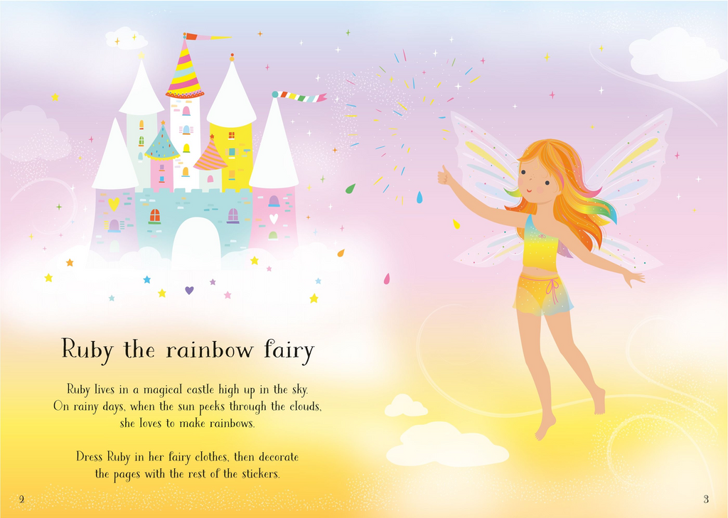 Little Sticker Dolly Dressing - Rainbow Fairy