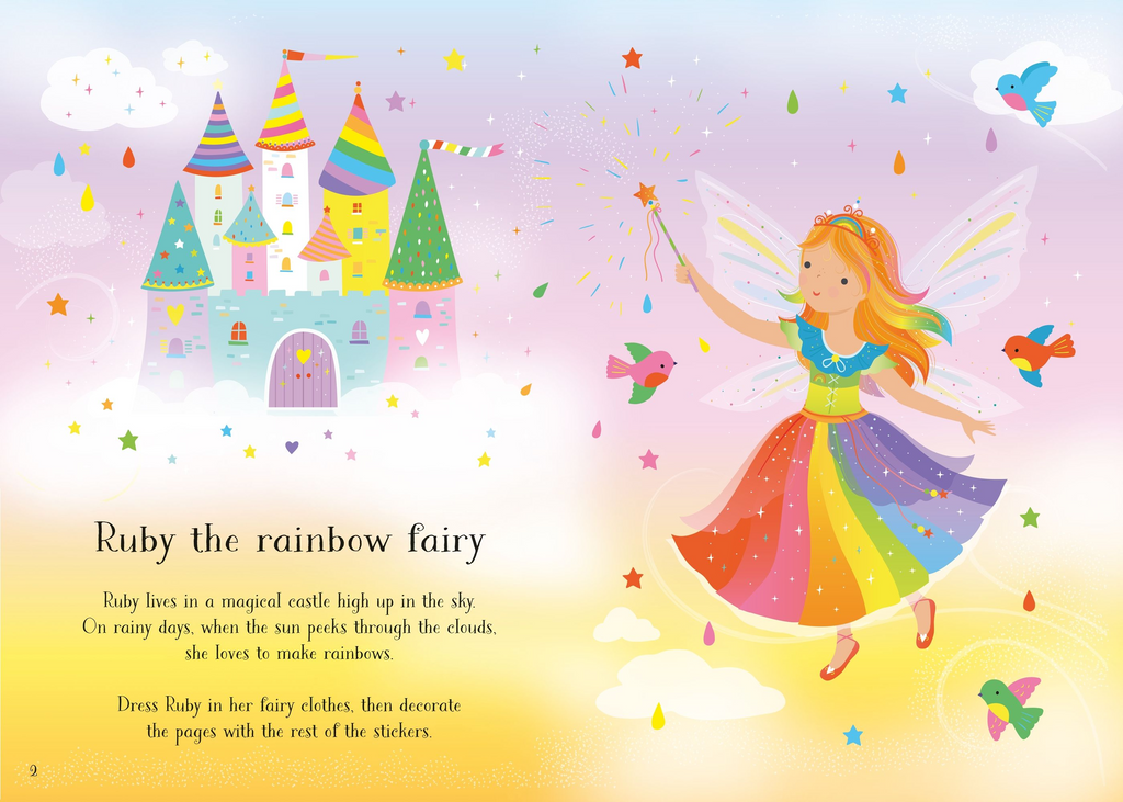 Little Sticker Dolly Dressing - Rainbow Fairy
