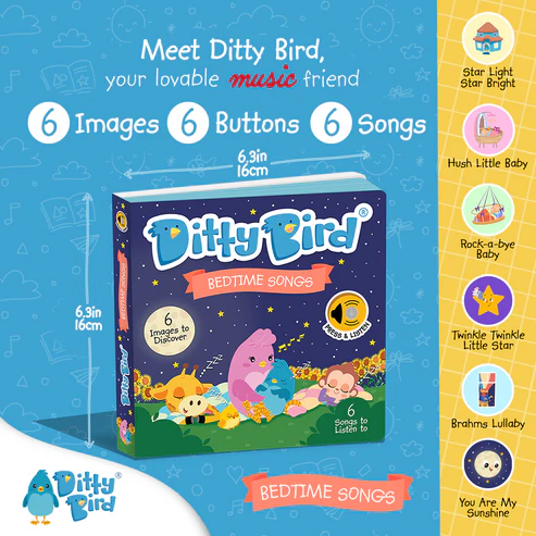 Ditty Bird Book - Bedtime Songs