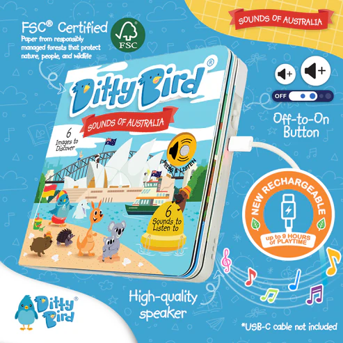 Ditty Bird Book - Sounds Of Australia