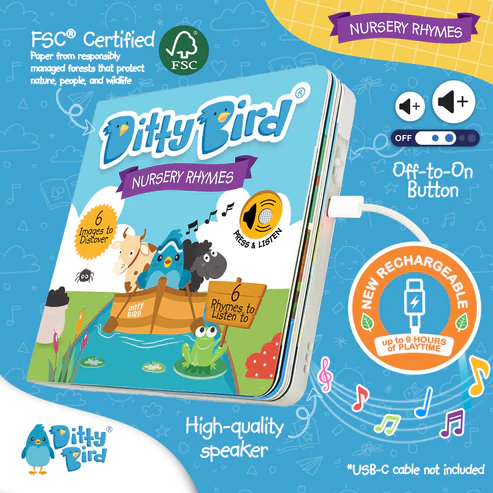 Ditty Bird Book - Nursery Rhymes