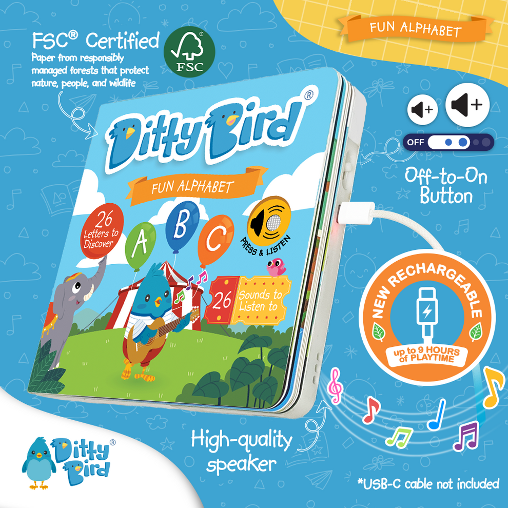 Ditty Bird Book - ABC Fun Alphabet