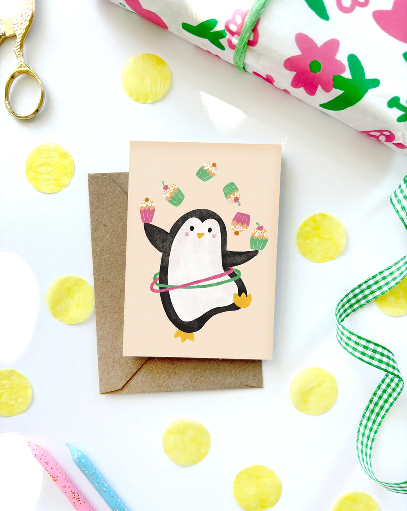 Lauren Sissons Studio - Penguin Mini Card