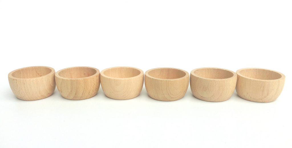 GRAPAT - BOWLS NATURAL 6PC