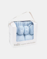 Toshi - Organic Booties Marley - Bluebird