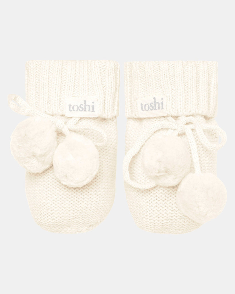 Toshi - Organic Booties Marley - Cream