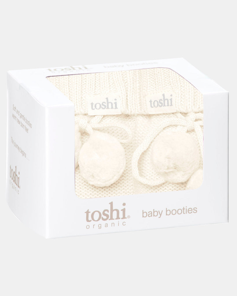 Toshi - Organic Booties Marley - Cream