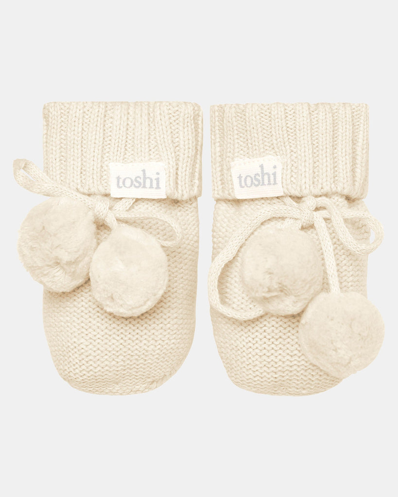 Toshi - Organic Booties Marley - Feather