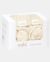 Toshi - Organic Booties Marley - Feather