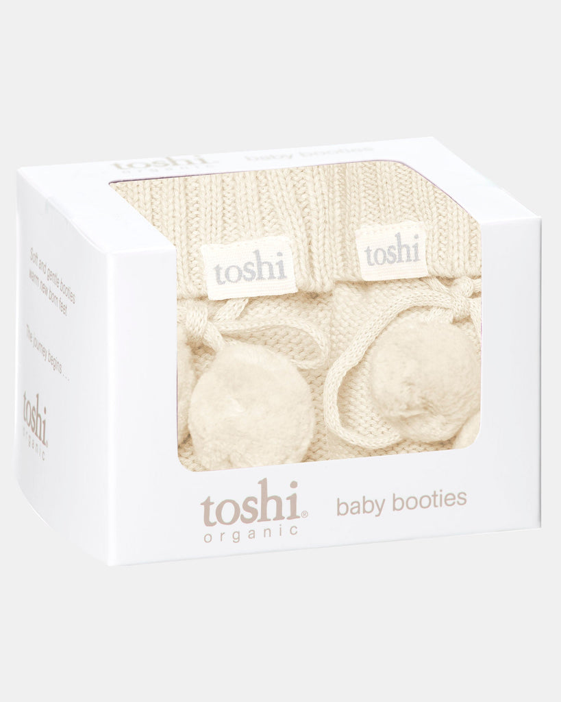 Toshi - Organic Booties Marley - Feather