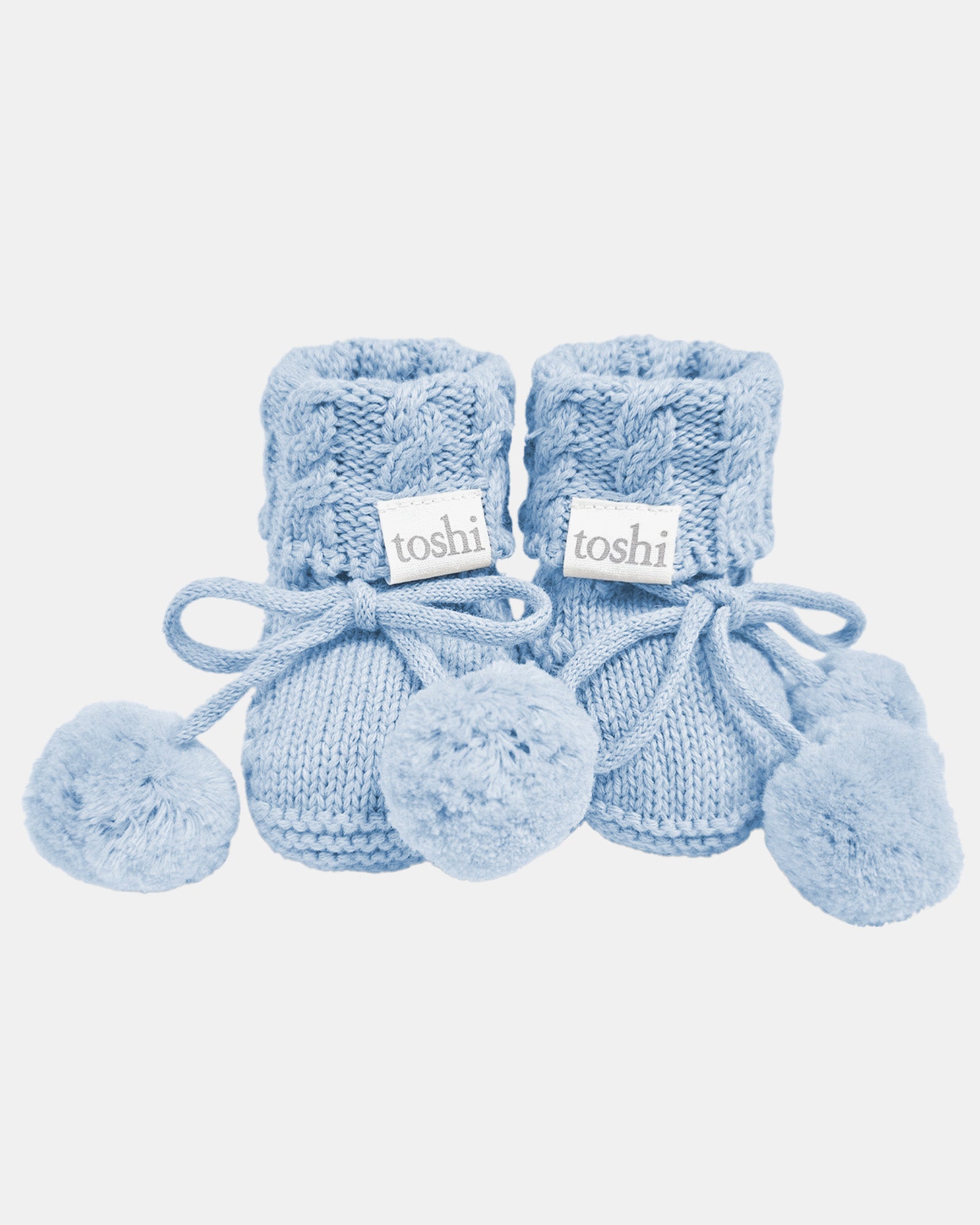 Toshi - Organic Booties Yummy - Bluebell