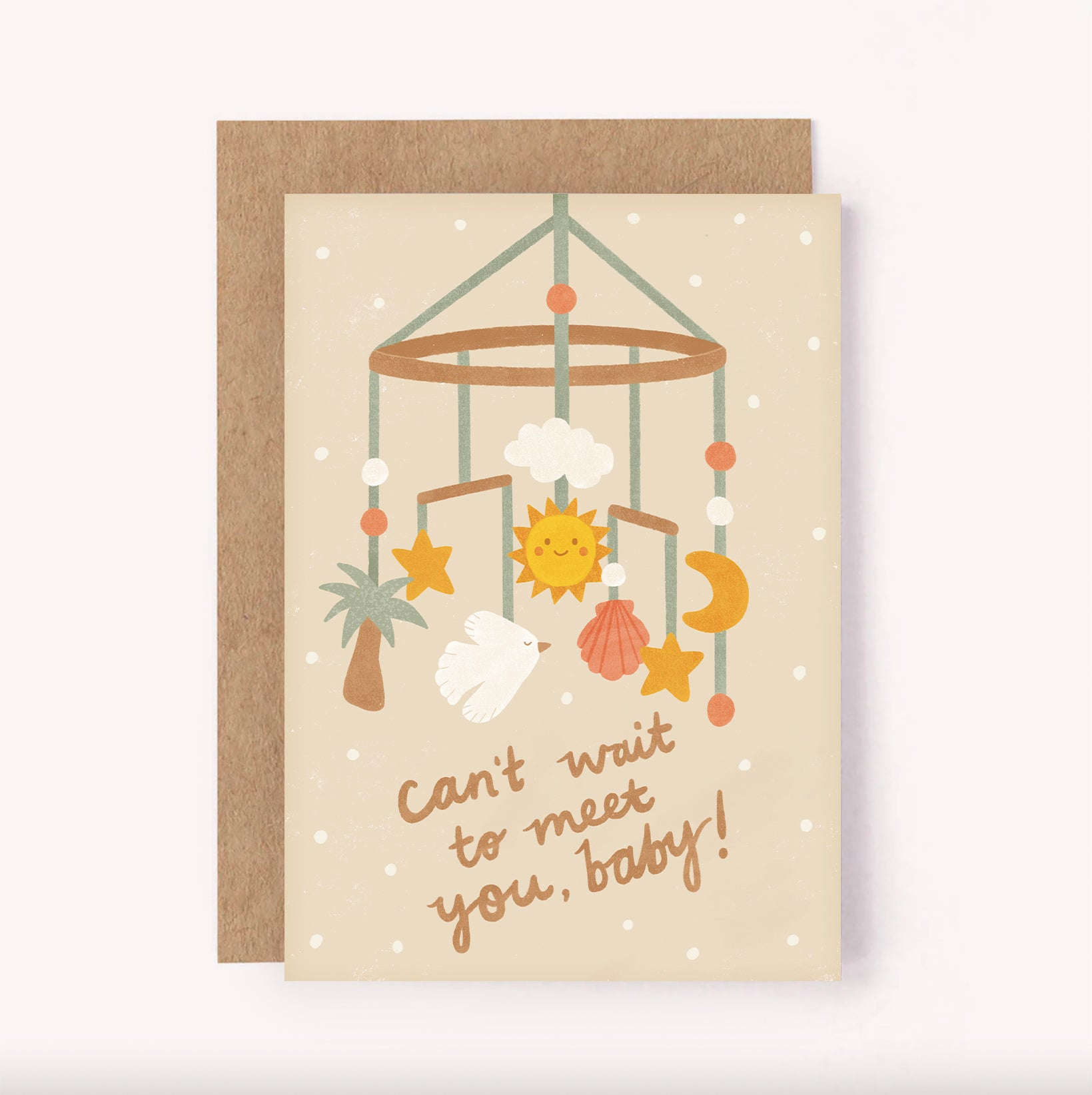 Lauren Sissons Studio - Can't Wait to Meet You Baby Card