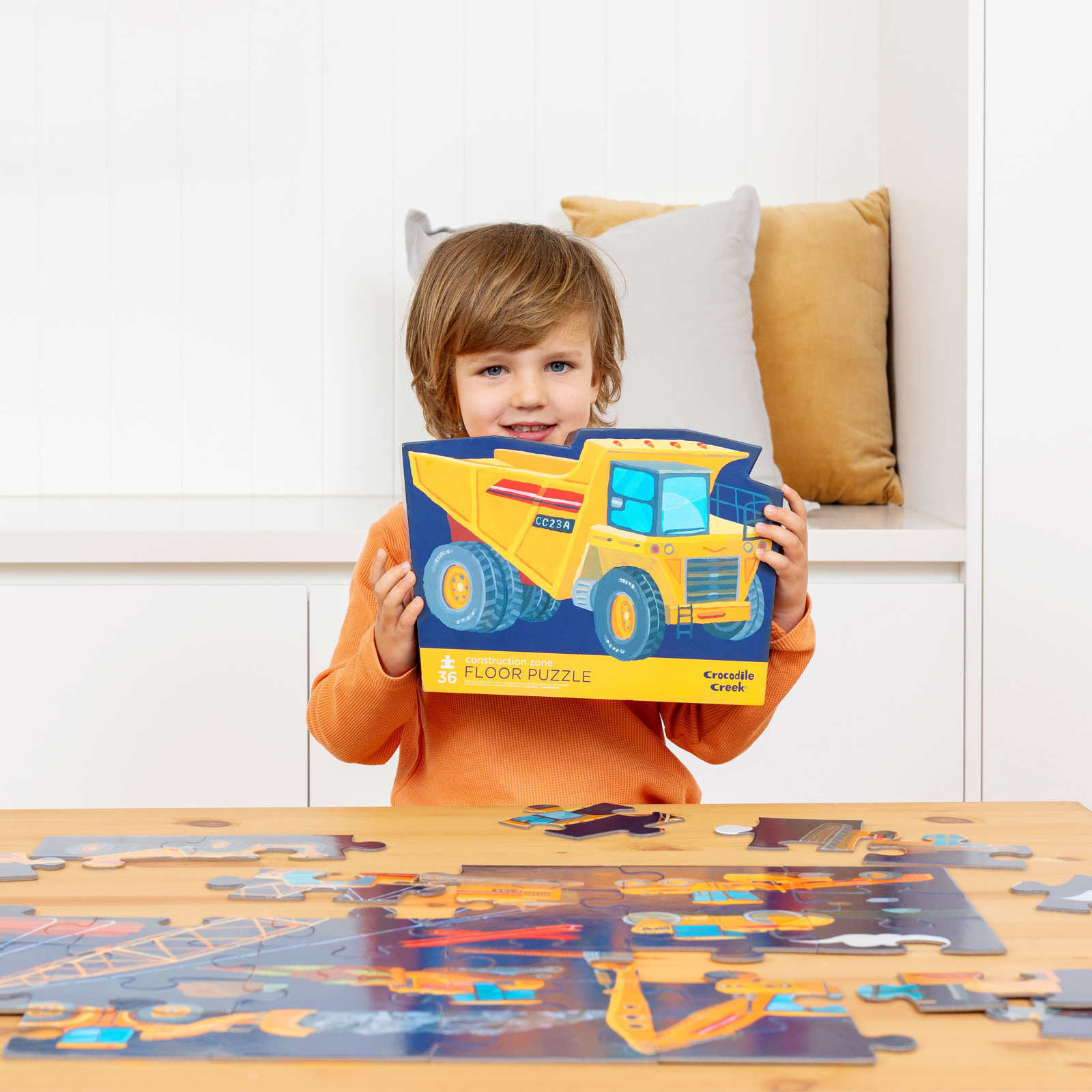 Classic Floor Puzzle 36pc - Construction Zone