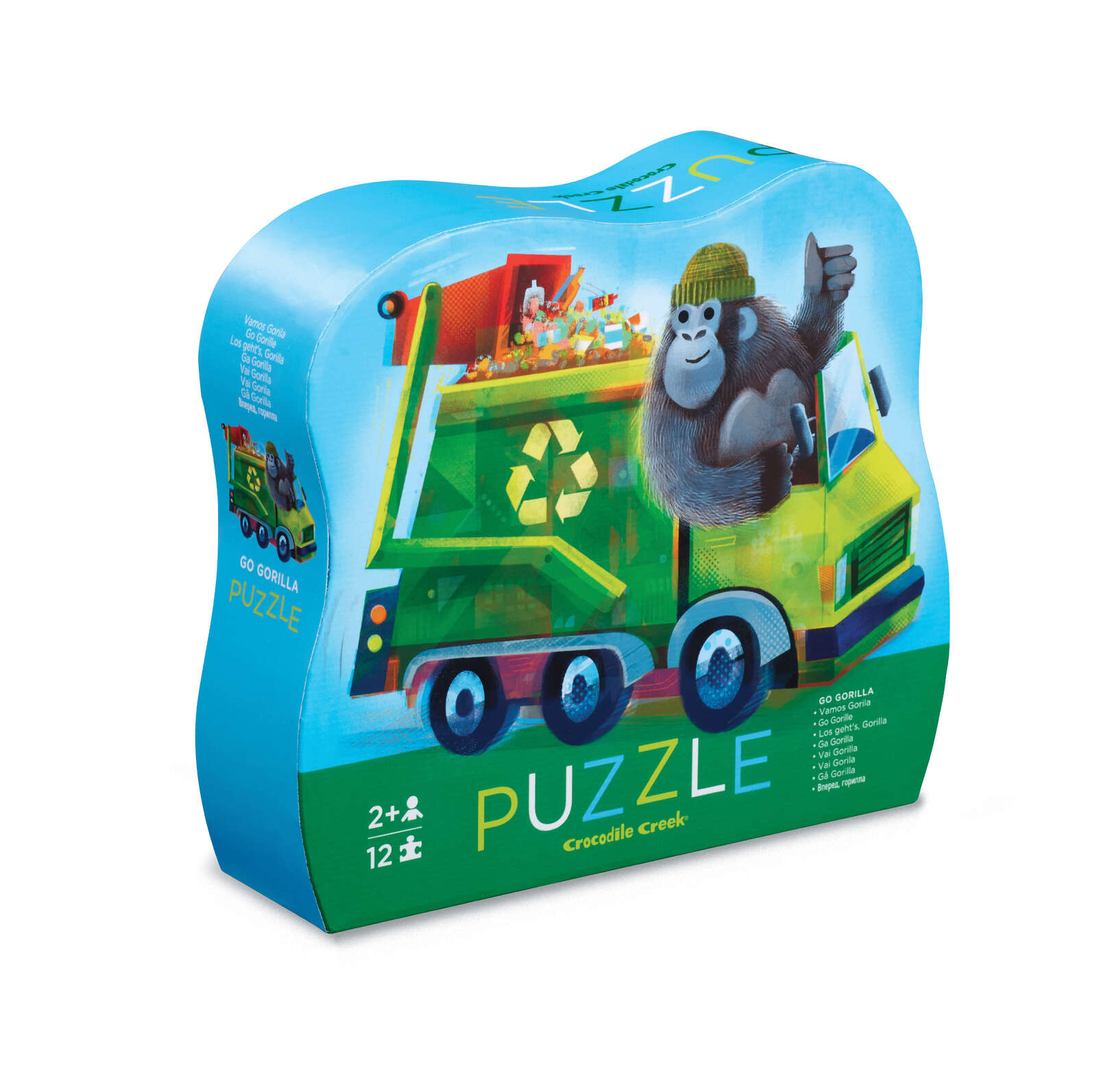 Mini Puzzle 12pc - Go Gorilla