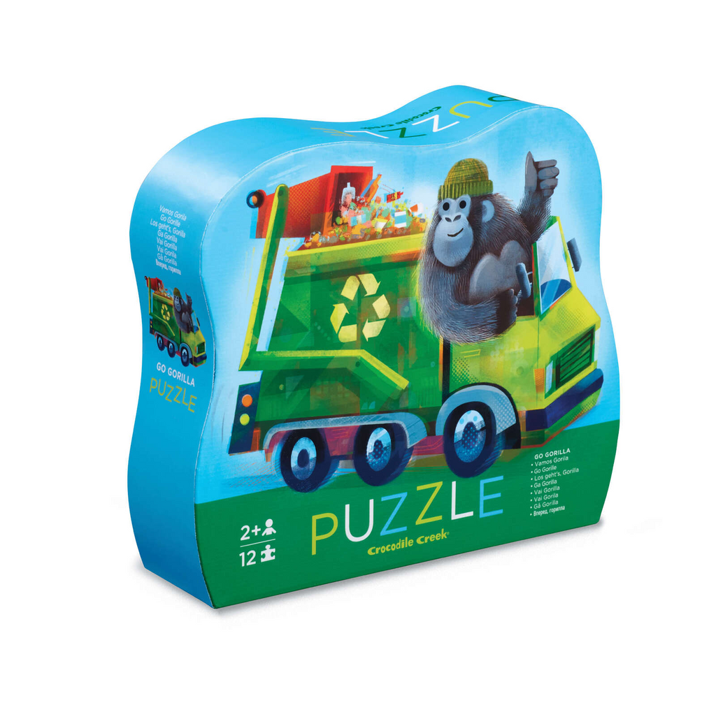 Mini Puzzle 12pc - Go Gorilla