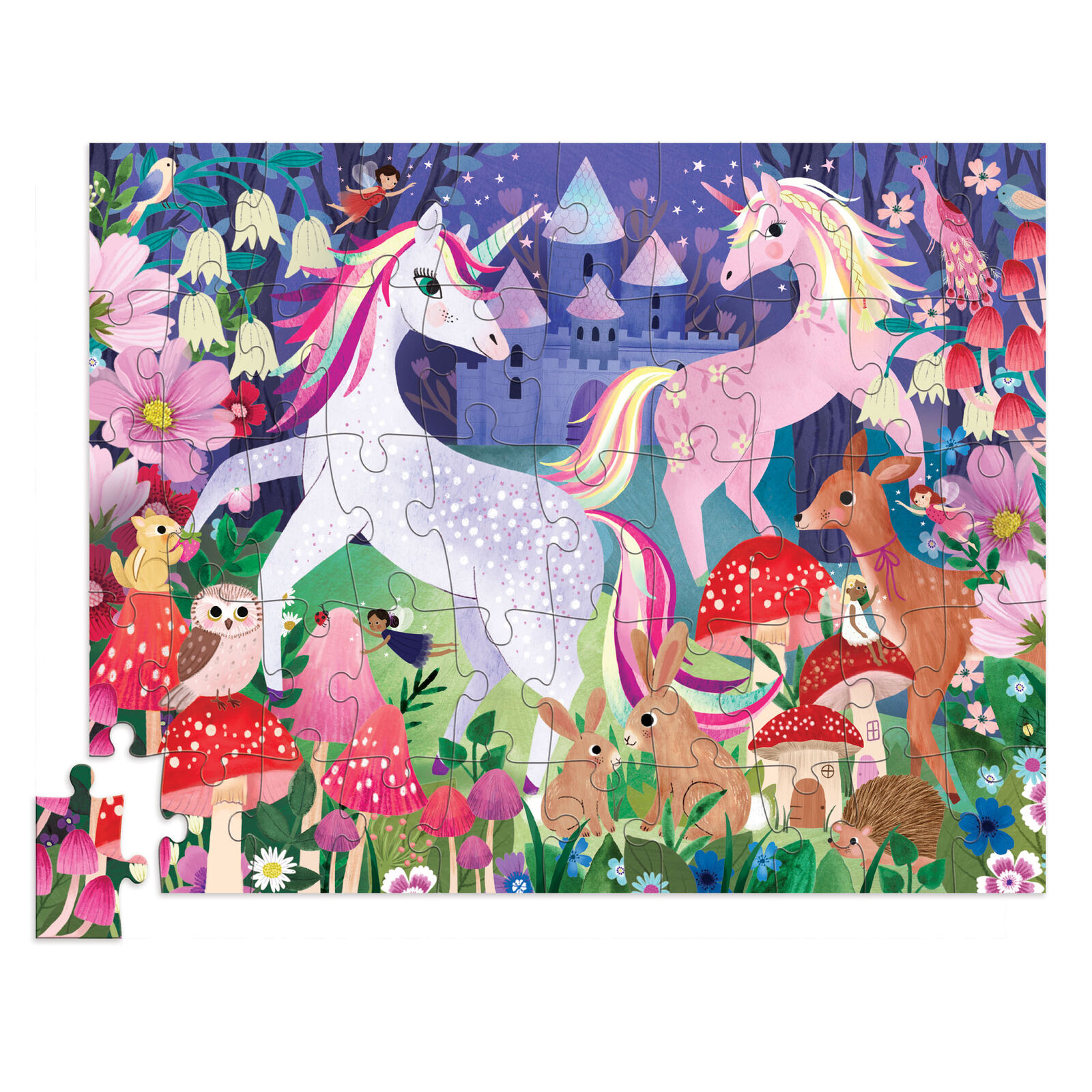 House Puzzle 50pc - Unicorn Castle