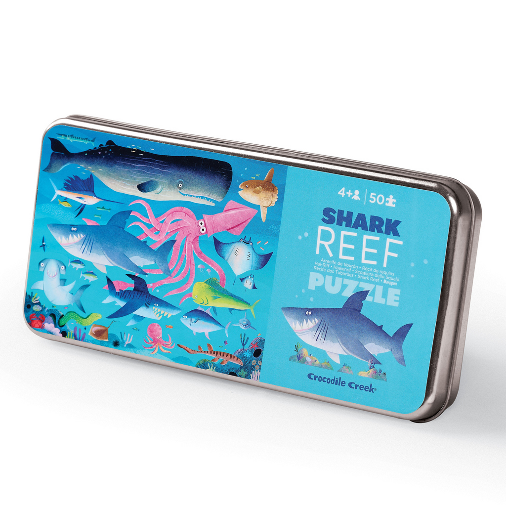 PUZZLE IN A TIN 50PC - SHARK REEF